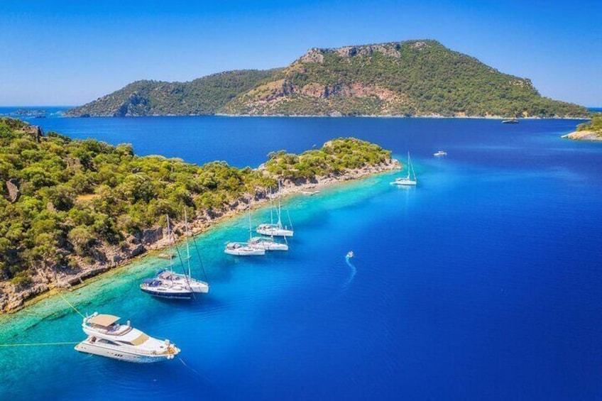 12 Islands Boat Tour from Fethiye with Grilled Lunch