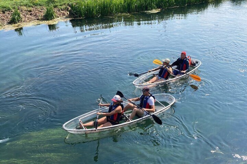 Clear Kayak On River Gacka