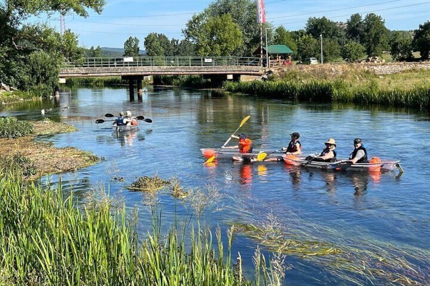 Clear Kayak On River Gacka
