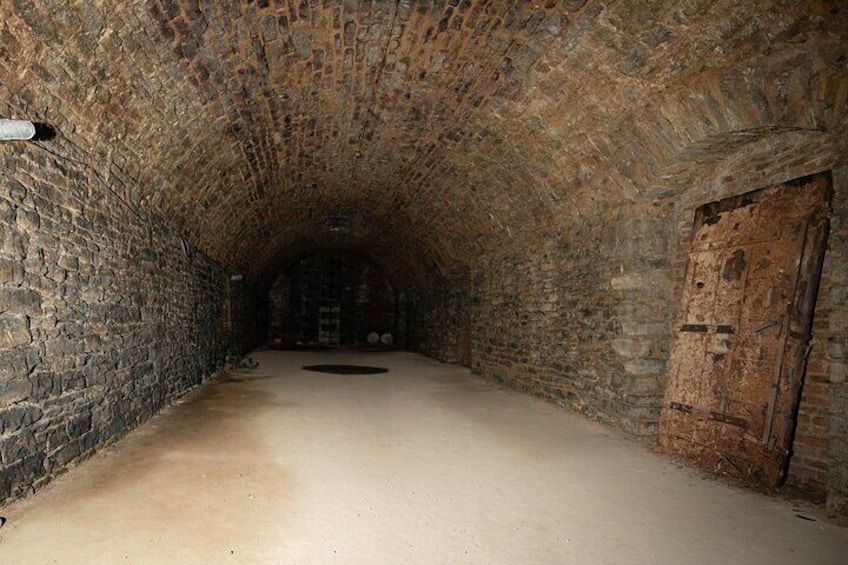 One of the haunted brewery tunnels
