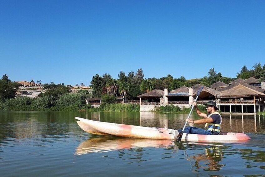 Kayak on Kuriftu Lake with @AddisAuthenticTours