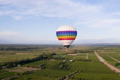 Golden Skies of Mendoza: Balloon Flight at Sunset