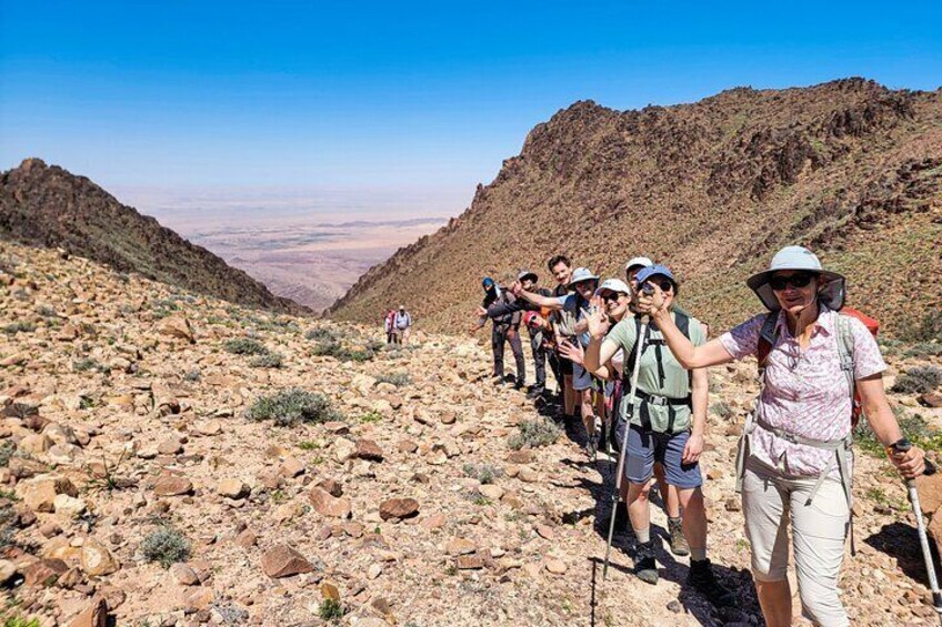 6 Days Guided Trekking From Dana to Petra