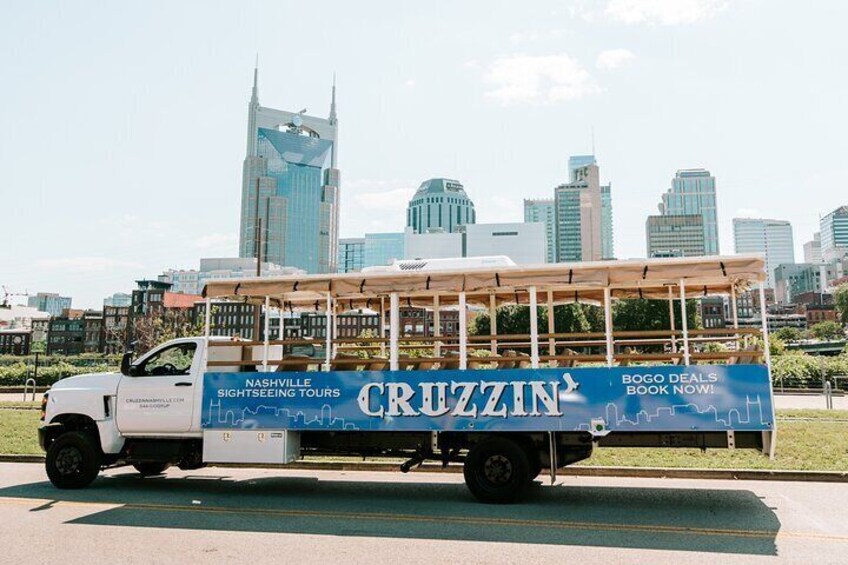 Cruzzin' Nashville Narrated Sightseeing Tour by Open-Air Vehicle