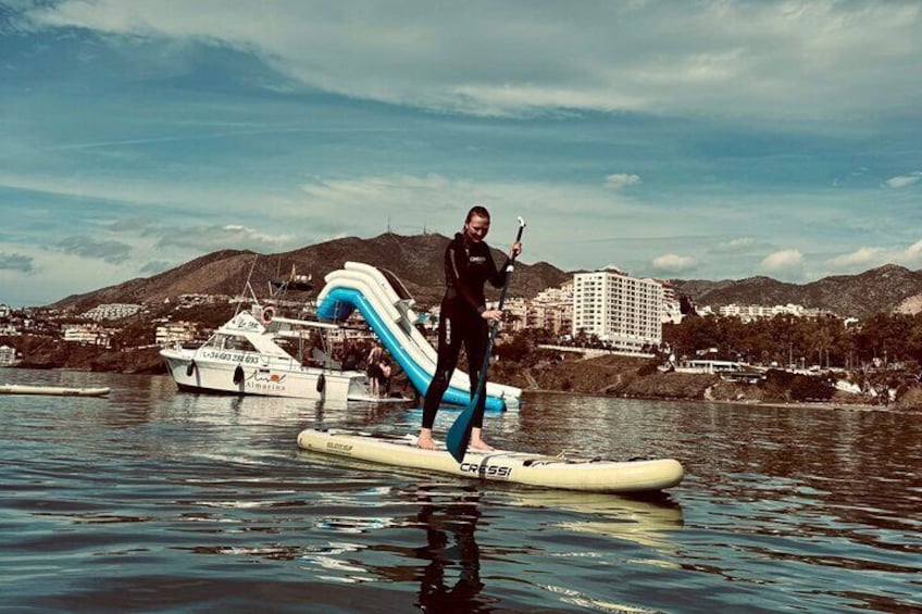 Tour on boat along the coast of Benalmadena with a lot of sea activities!!