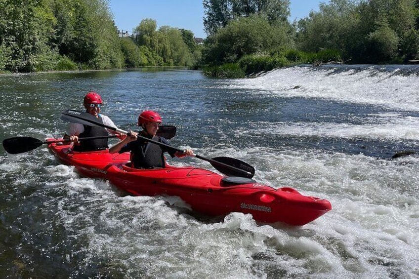 Castle weir kayaking