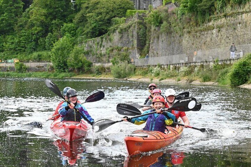 Kayaking Kilkenny Castle