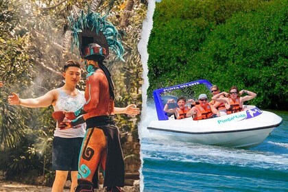 Drive an Speedboat + Mayan Ritual + Food Tasting and More!