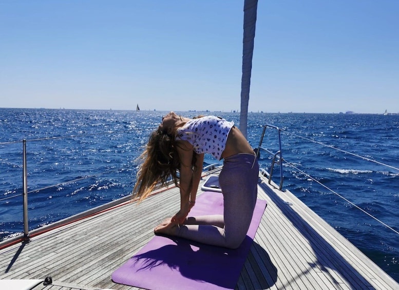 Picture 3 for Activity Barcelona Nautical Namaste: A Yoga and Sailing Expedition