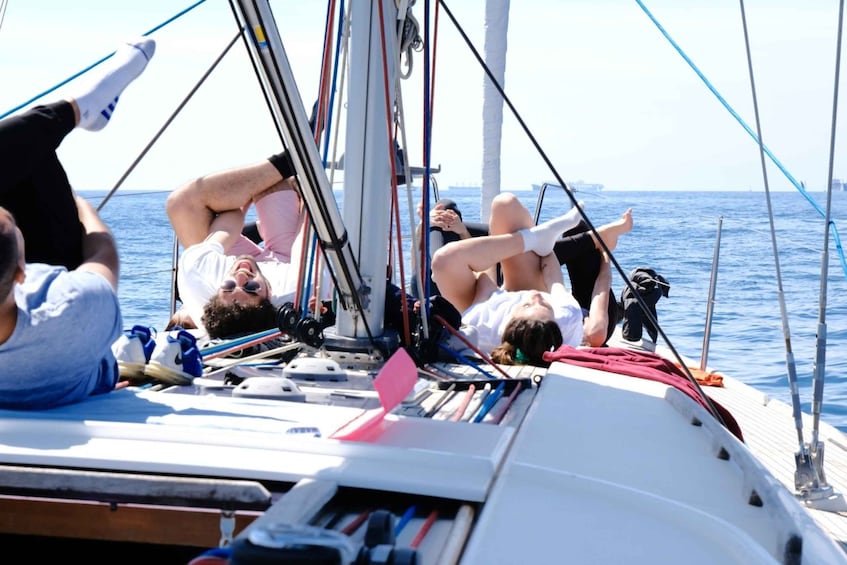 Picture 5 for Activity Barcelona Nautical Namaste: A Yoga and Sailing Expedition