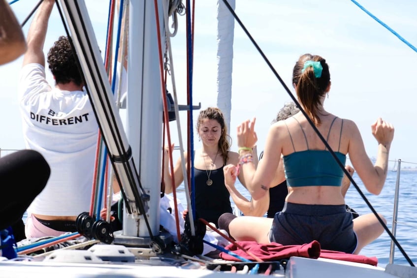 Picture 2 for Activity Barcelona Nautical Namaste: A Yoga and Sailing Expedition