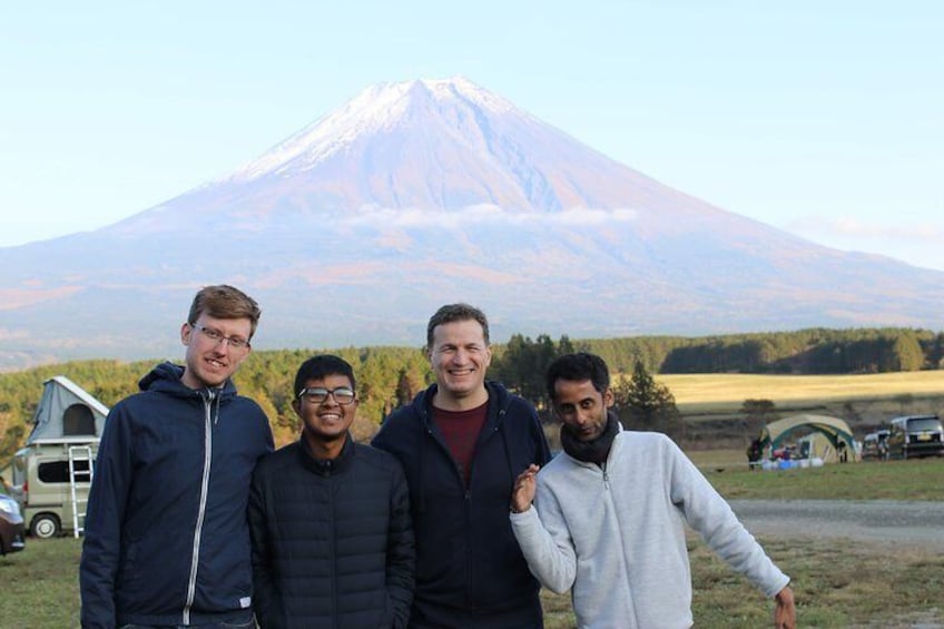 Mt.Fuji homemade BBQ,1000 yen bill view in Lake Motosu,Shiraito Falls 1-Day Trip