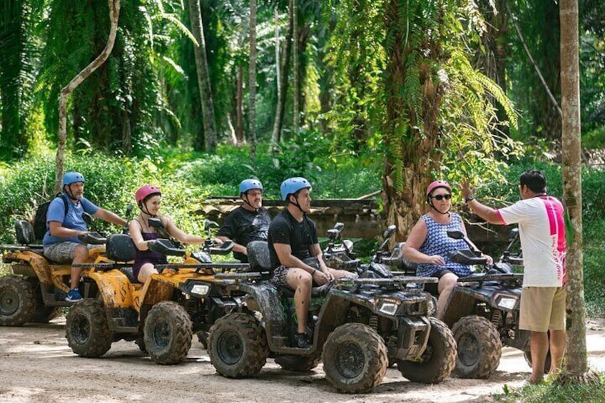 ATV Quad Bike Excursion to Stunning Waterfalls with Dinner