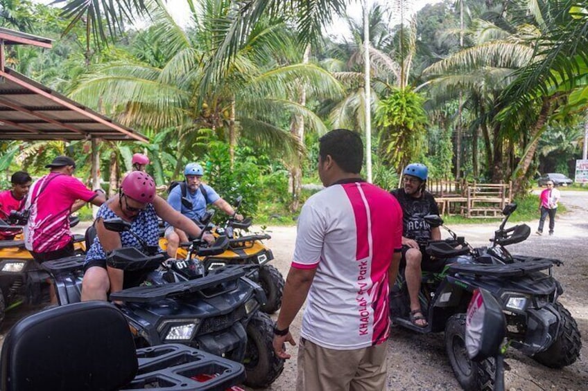 ATV Quad Bike Excursion to Stunning Waterfalls with Dinner