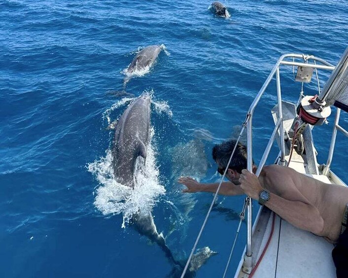 Picture 4 for Activity Catania: Cyclops Coast Sailboat Tour with Snorkel & Prosecco