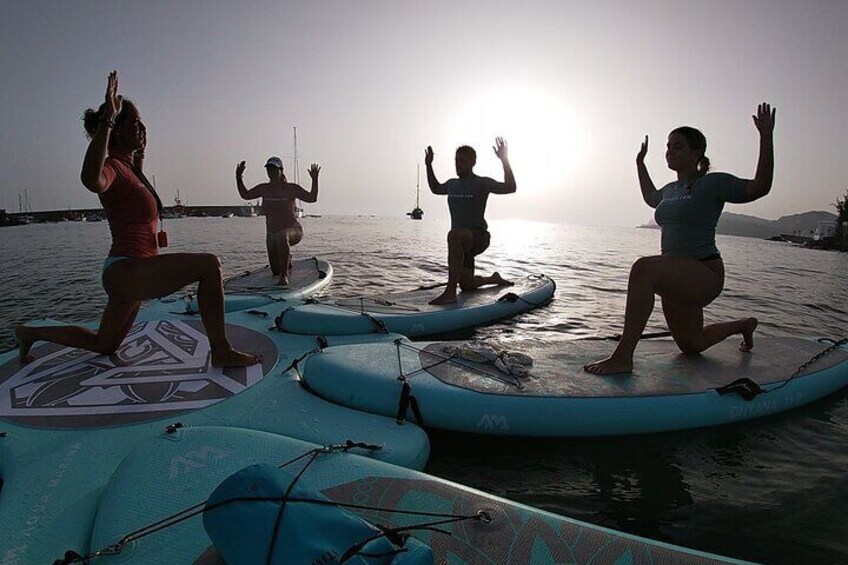 Sunset Sup Yoga Arguineguin