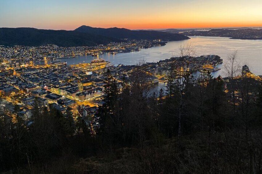 Sunset over Bergen