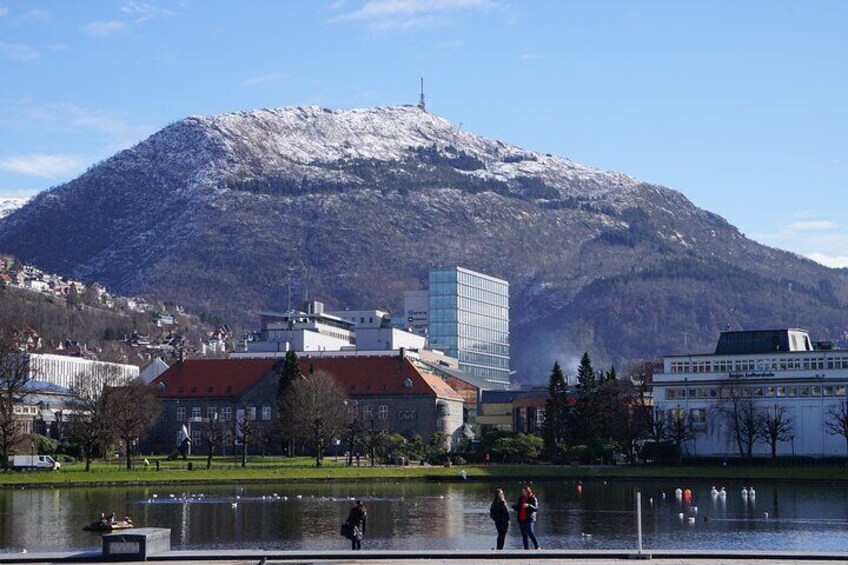 View of Mount Ulriken