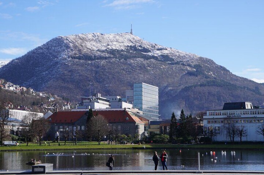 View of Mount Ulriken