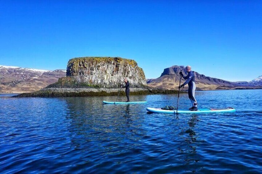 Private Stand Up Paddle Boarding Guided Activity in Hvalfjordur