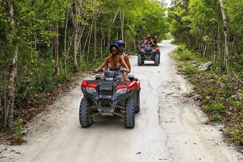 ATV Adventure to Mayan Jade Cavern plus Snorkeling and Lunch