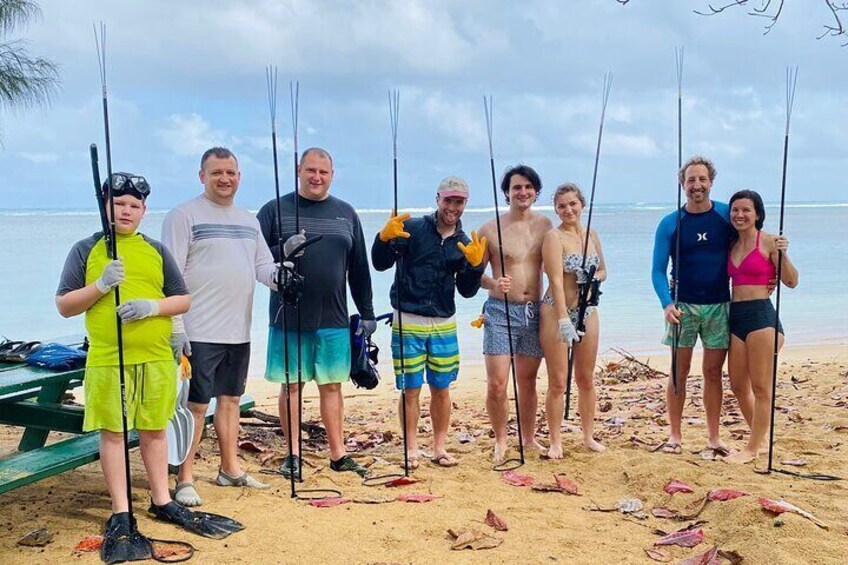 Hawaiian Reef Spear Fishing Lesson for Beginners