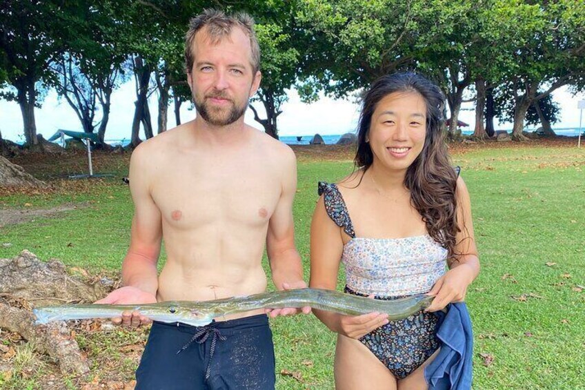 Hawaiian Reef Spear Fishing Lesson for Beginners