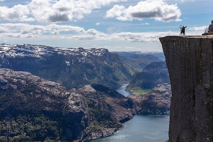 Preikestolen Hidden Trail Hike and Canoe Trip