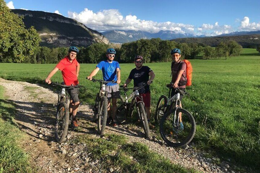 Guided E-Bike Mountain Bike Tour at Mandallaz Mountain