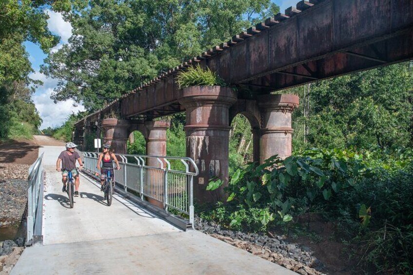 The ride is surrounded by historic features