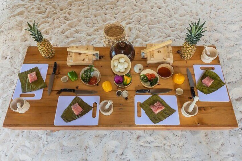 Tikinxic Barefoot Fish Guided Cookout Experience in Cozumel