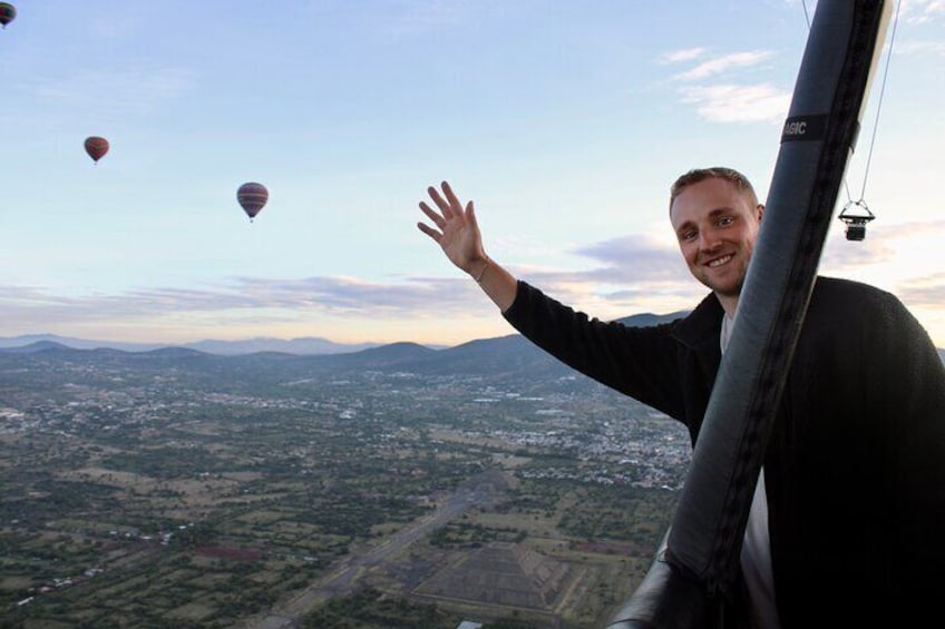 Hot Air Balloon Tour in Teotihuacan