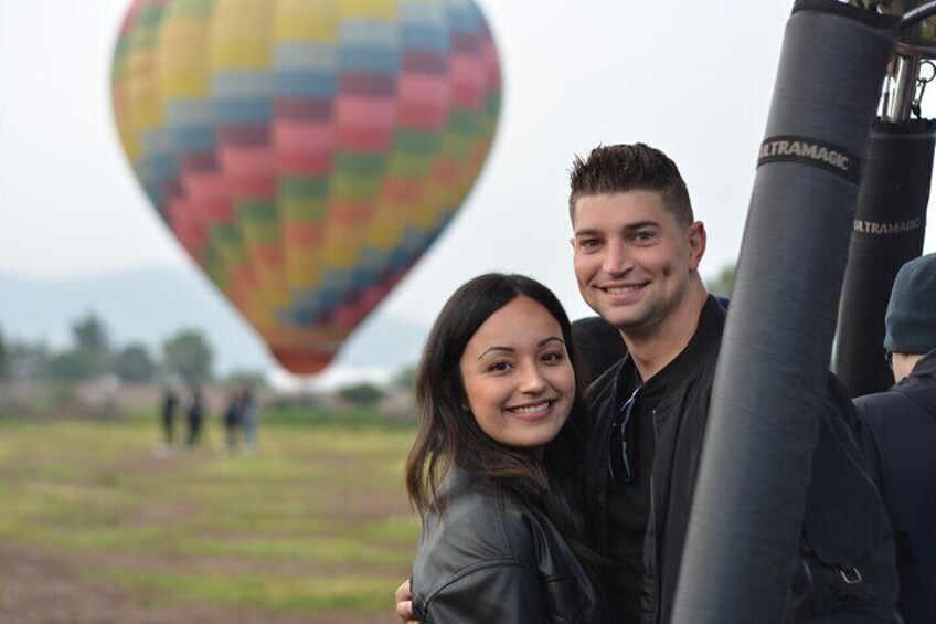 Hot Air Balloon Tour in Teotihuacan