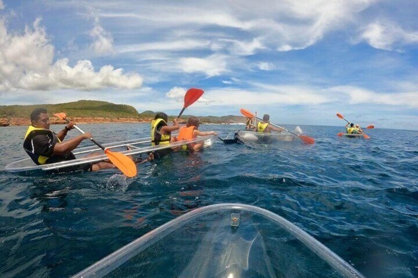 Snorkeling-out : Transparent Kayak or SUP Tour