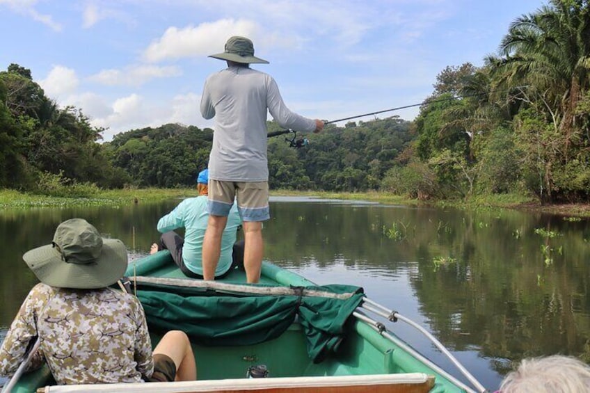 Private Fresh Water Fishing at Gatun Lake Panama Canal