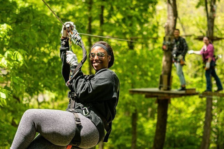 Adventure Park Ziplining and Climbing in Nashville 