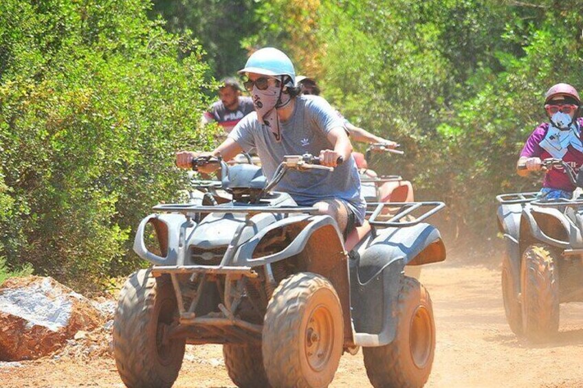 Quad ATV Safari Tour in Bodrum with Swimming Break