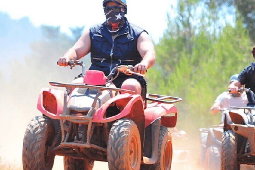 Quad ATV Safari Tour in Bodrum with Swimming Break