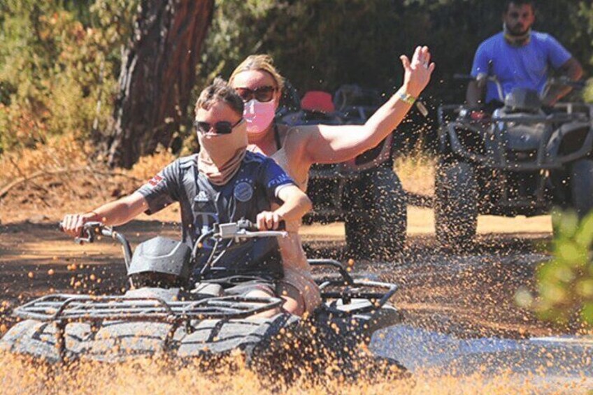 Quad ATV Safari Tour in Bodrum with Swimming Break