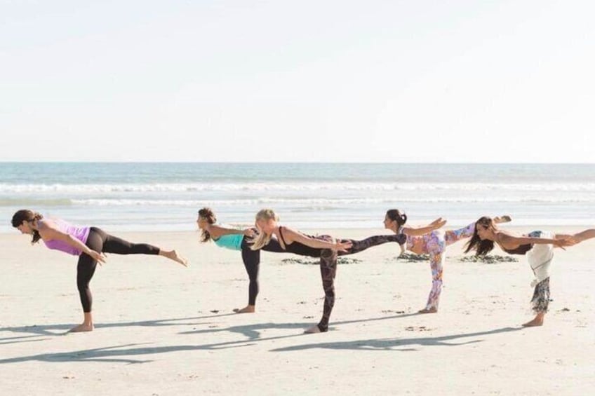 Private Guided Yoga on the Beach in Coronado Island