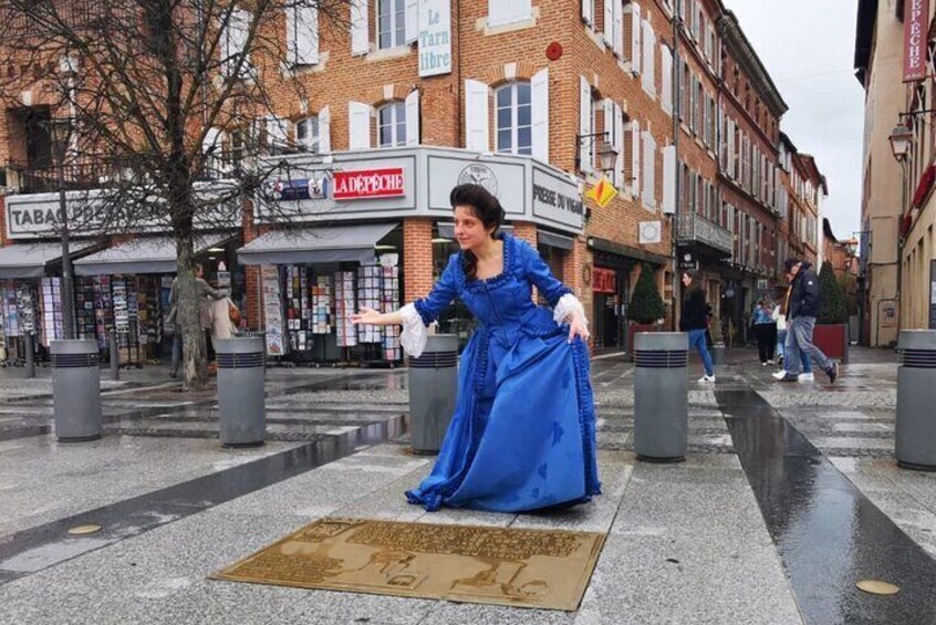 Visit of Albi in the Age of Enlightenment guided by Mme de Lapérouse