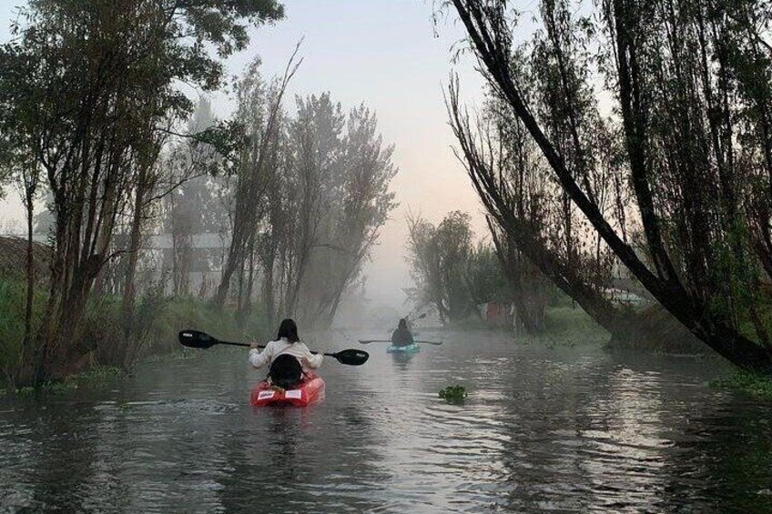 Sunrise and Kayak in Xochimilco (All included)