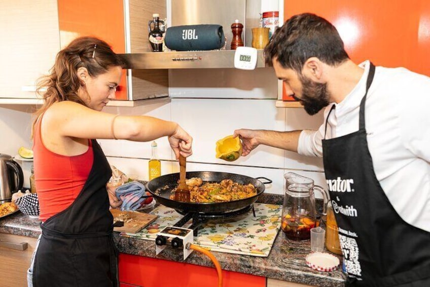 Any Day is Sunday: Paella Cooking Class with Tapas and Sangria