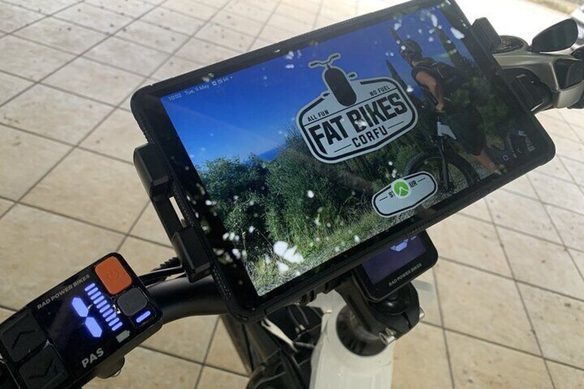 Our "Testla" style tour screen with audio and visual will guide you through your tour. No big groups, just you and your friends
