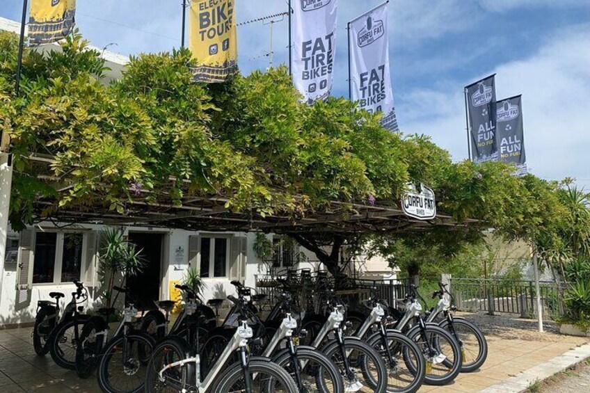 Visit us in Acharavi for a free no-obligation test ride :-)