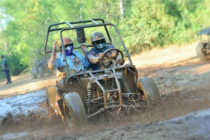 Water Rafting - Buggy or ATV - Jeep Safari - Zipline Combo Tour