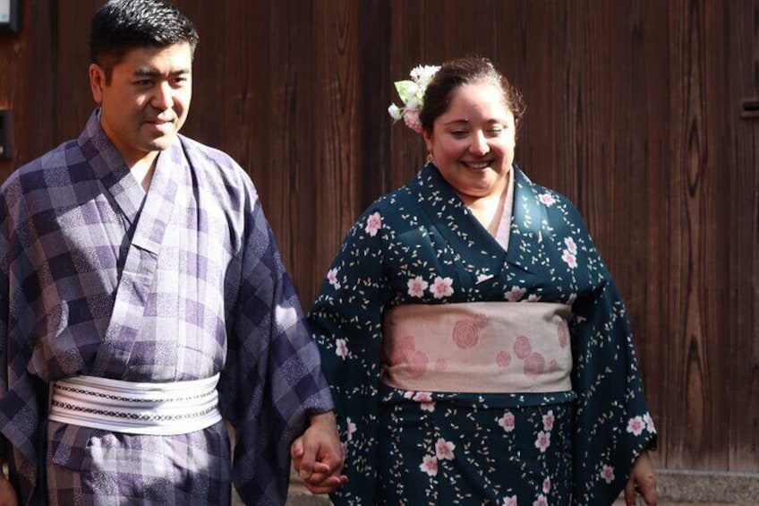 Kyoto Kiyomizu Temple Kimono/Yukata Experience Couple Plan
