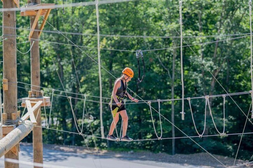 New River Gorge Aerial Park Adventure in Oak Hill