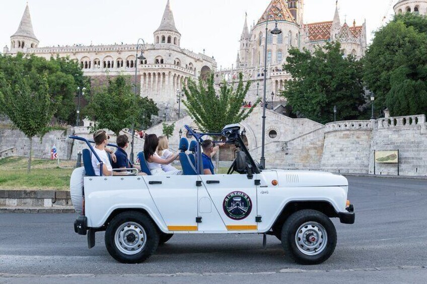 Classic Budapest City Sightseeing Tour Russian Jeep