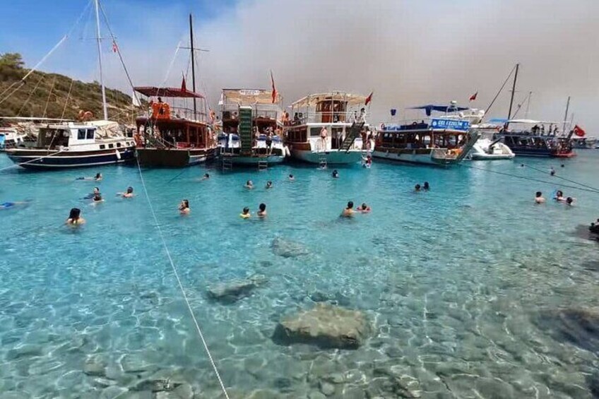 Pirate Boat Tour in Bodrum with Lunch & Transfer